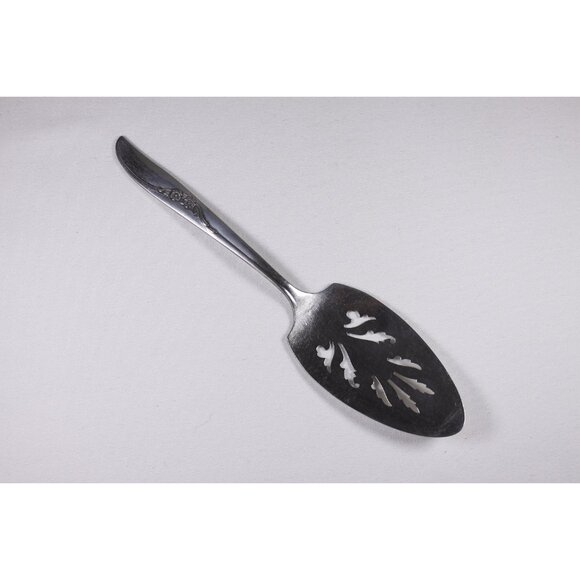 Vintage 1959 ONEIDA Ltd cake slice by WMA Rogers Jennifer or Ada pattern, silver - Picture 4 of 10